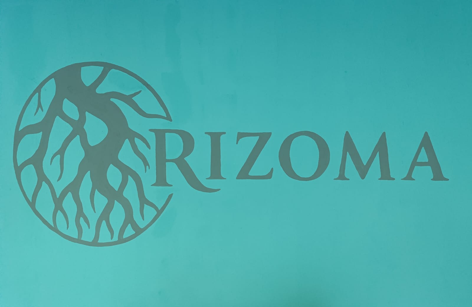 Rizoma Coworking logo detail